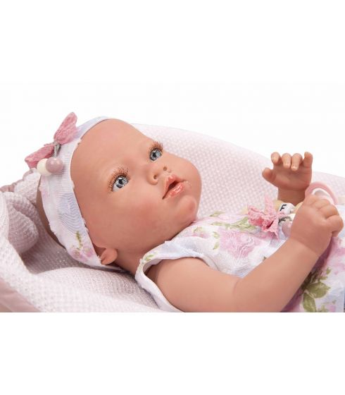 Bebé Reborn 38 cm Inna Rosa con Manta