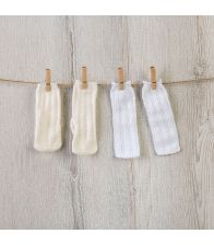 Calcetines Blancos Muñeco 42-47 cm